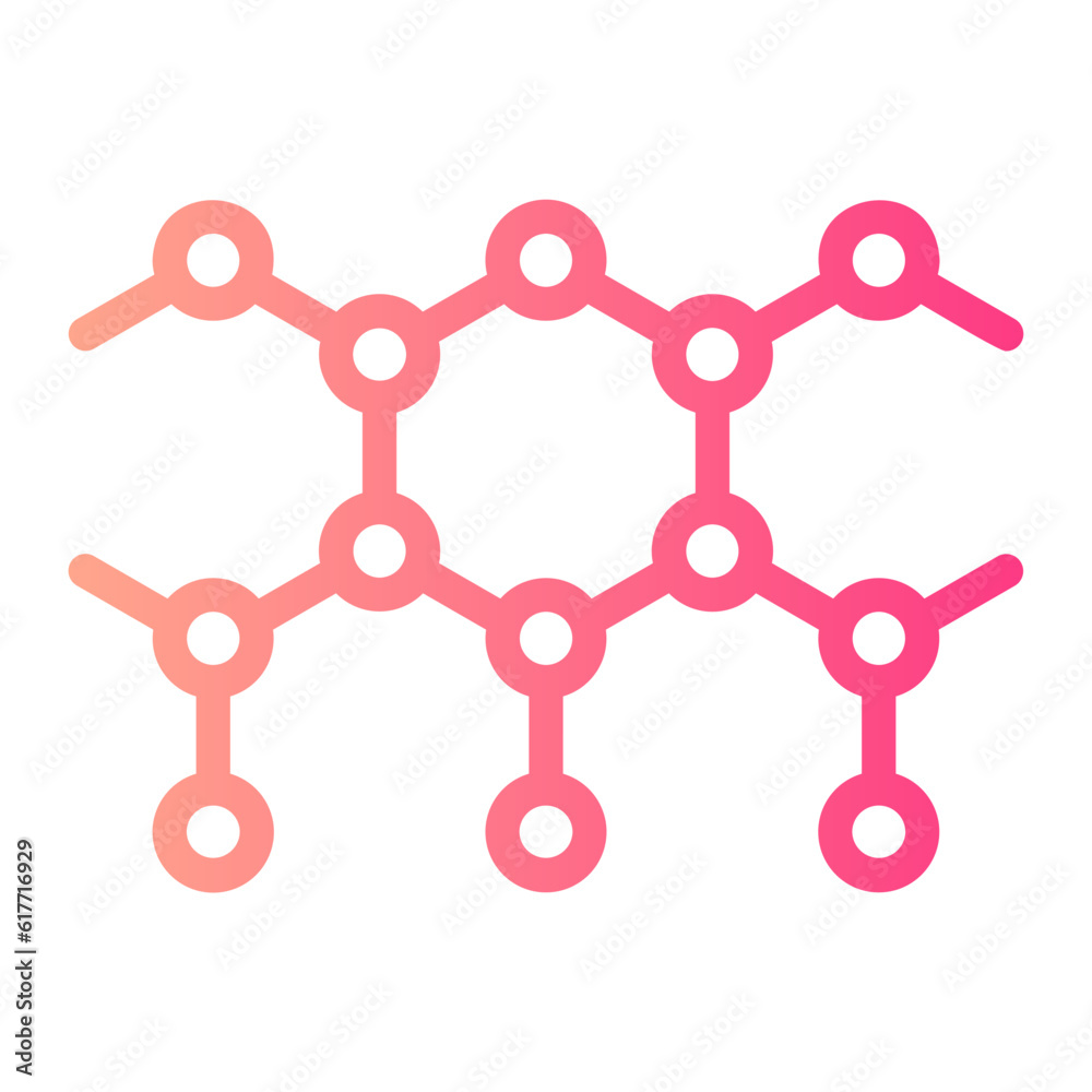 molecule gradient icon molecule gradient icon