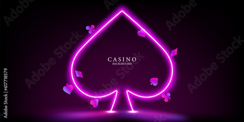 casino background vector illustration for gambling poster banner elegant design