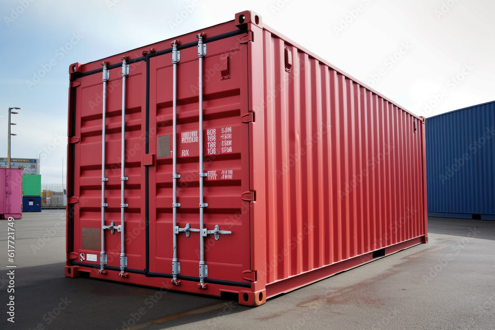 shipping container ai generated shipping container ai generated