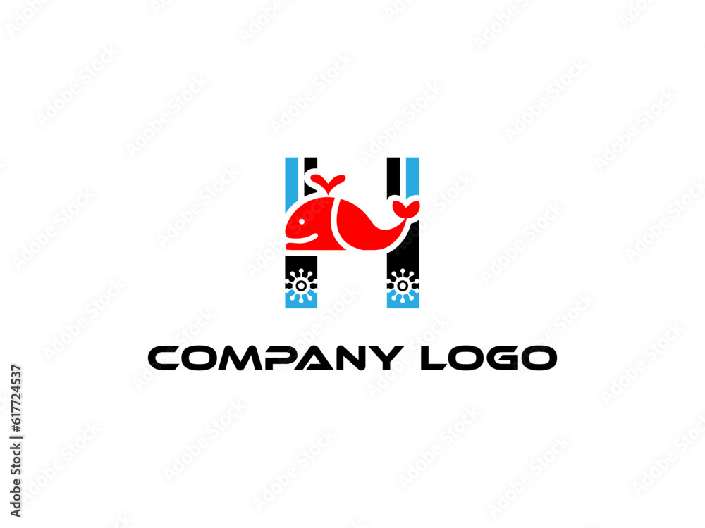 H letter modern logo and branding animal logo design . Perfect logo for business related to industry. creative style logo design vector. H letter modern logo and branding animal logo design . Perfect logo for business related to industry. creative style logo design vector.