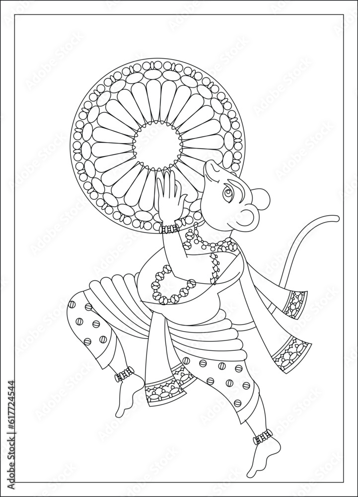 'Swagat' means in Hindi Marathi. 'Mushak' or lord Gajanana vehicle, rat. lord