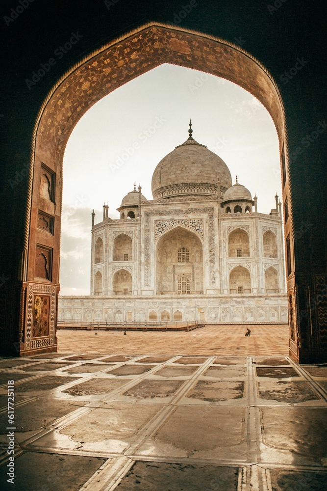 Window to the Taj Mahal