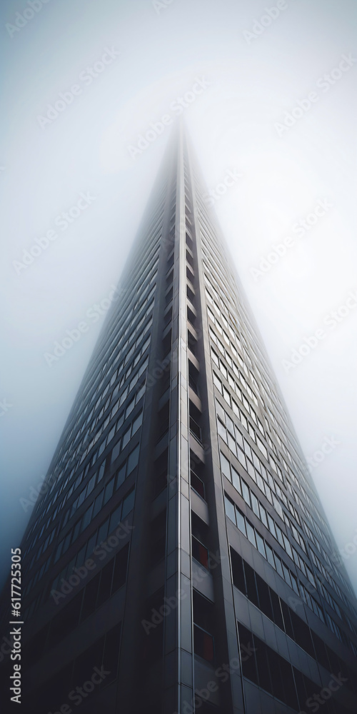 skyscrapers up to the sky, fictional architecture made with generative ai skyscrapers up to the sky, fictional architecture made with generative ai