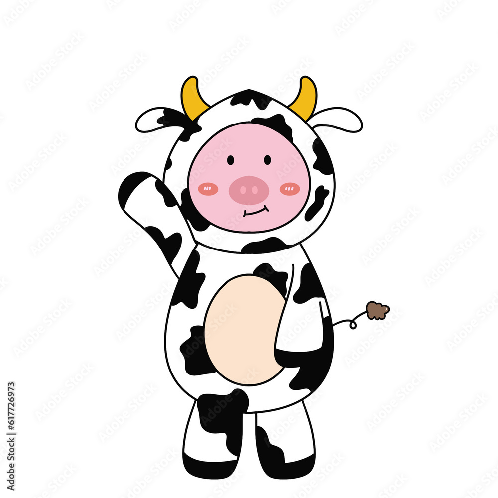 Piggy is a cute cow Piggy is a cute cow