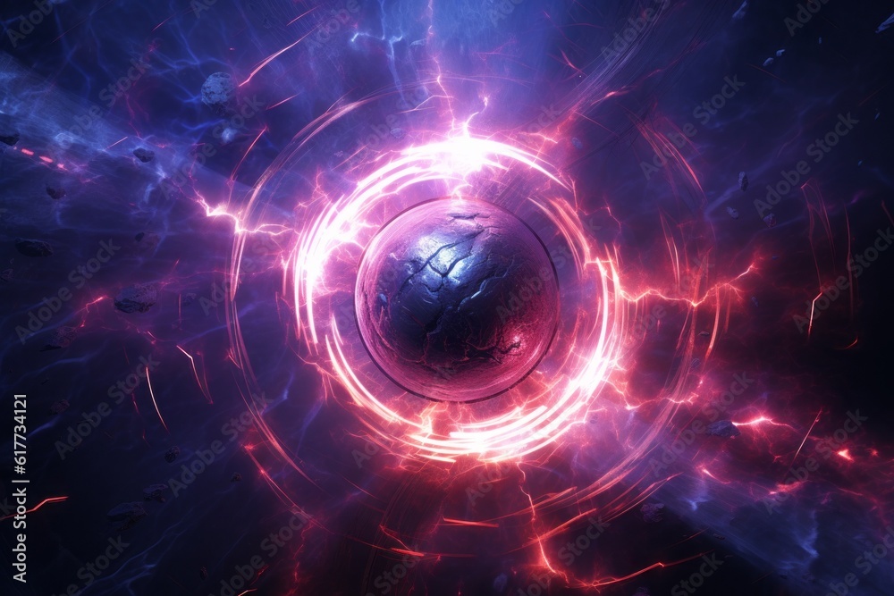 A mesmerizing dance of electrifying energy, unleashed - Plasma Bolt Pulse, Generative AI A mesmerizing dance of electrifying energy, unleashed - Plasma Bolt Pulse, Generative AI