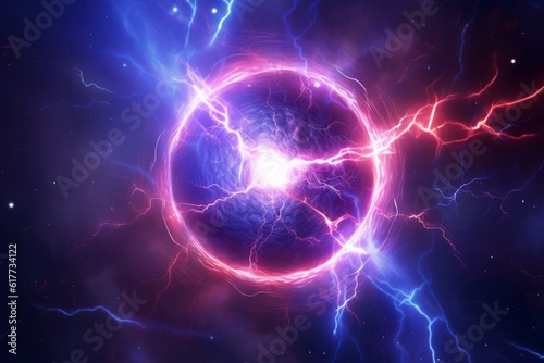 A mesmerizing dance of electrifying energy, unleashed - Plasma Bolt Pulse, Generative AI