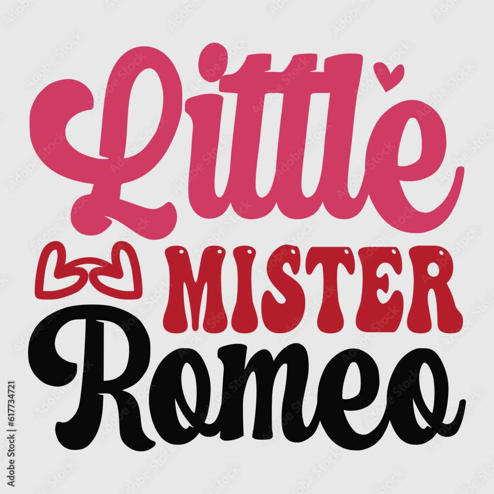 Little Mister Romeo Retro svg design vector file Little Mister Romeo Retro svg design vector file
