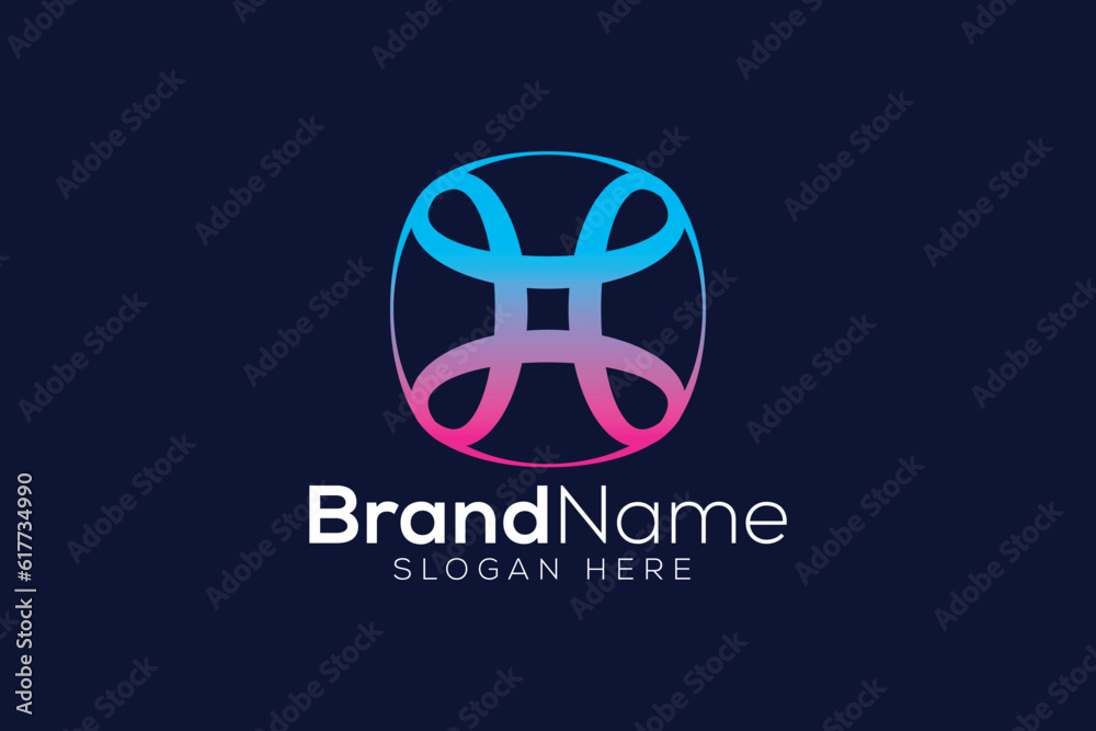Square technology logo design vector template Square technology logo design vector template
