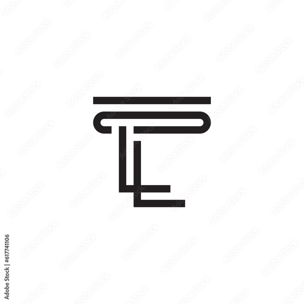 initial two letter legal law logo vector initial two letter legal law logo vector