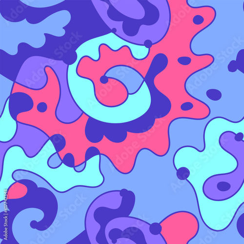 Abstract unusual colorful seamless pattern © Yaninjart