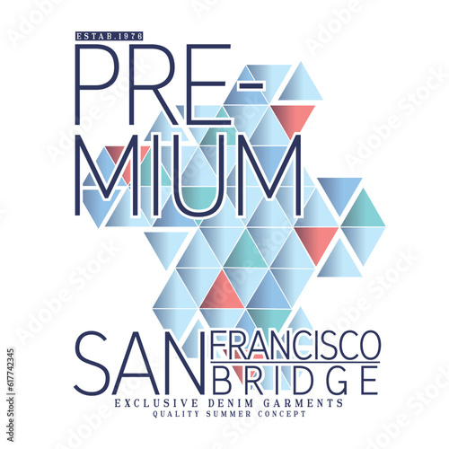 graphic design with typo and geometric texture as vector