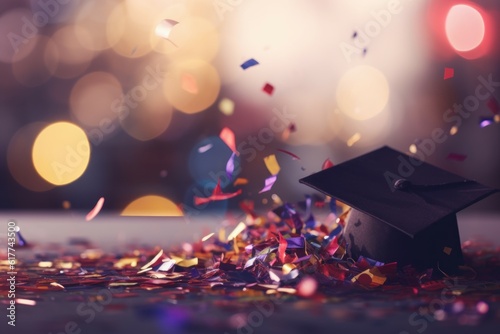 Graduation celebration event. Generate Ai