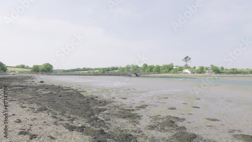 Tides low sea in Irland, Fethard-On-Sea, Wexford, Saltmills photo