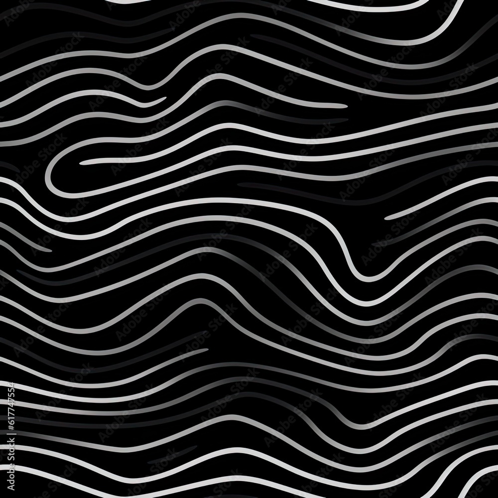 Topographic map background concept. Rendering abstract illustration. Abstract illustration. Geography concept. paper texture design. SEAMLESS PATTERN. Created with Generative AI technology.