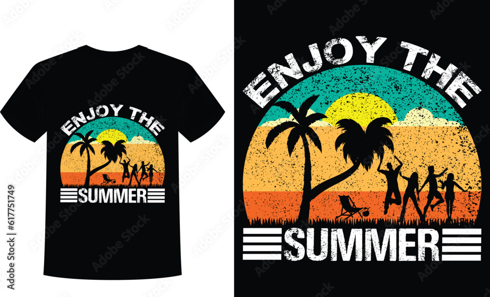 enjoy the summer t-shirt