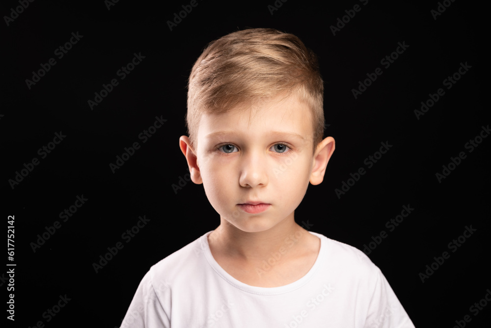 portrait of a boy, emotions portrait of a boy, emotions