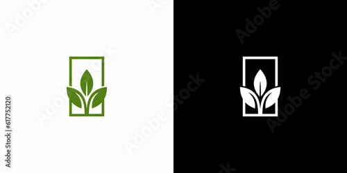 Photography leaf logo