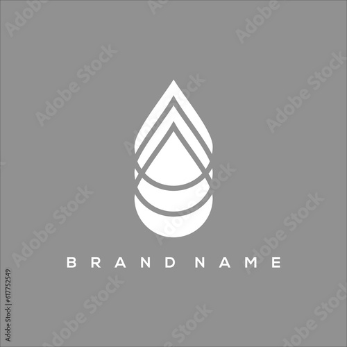 drop layers logo vector template