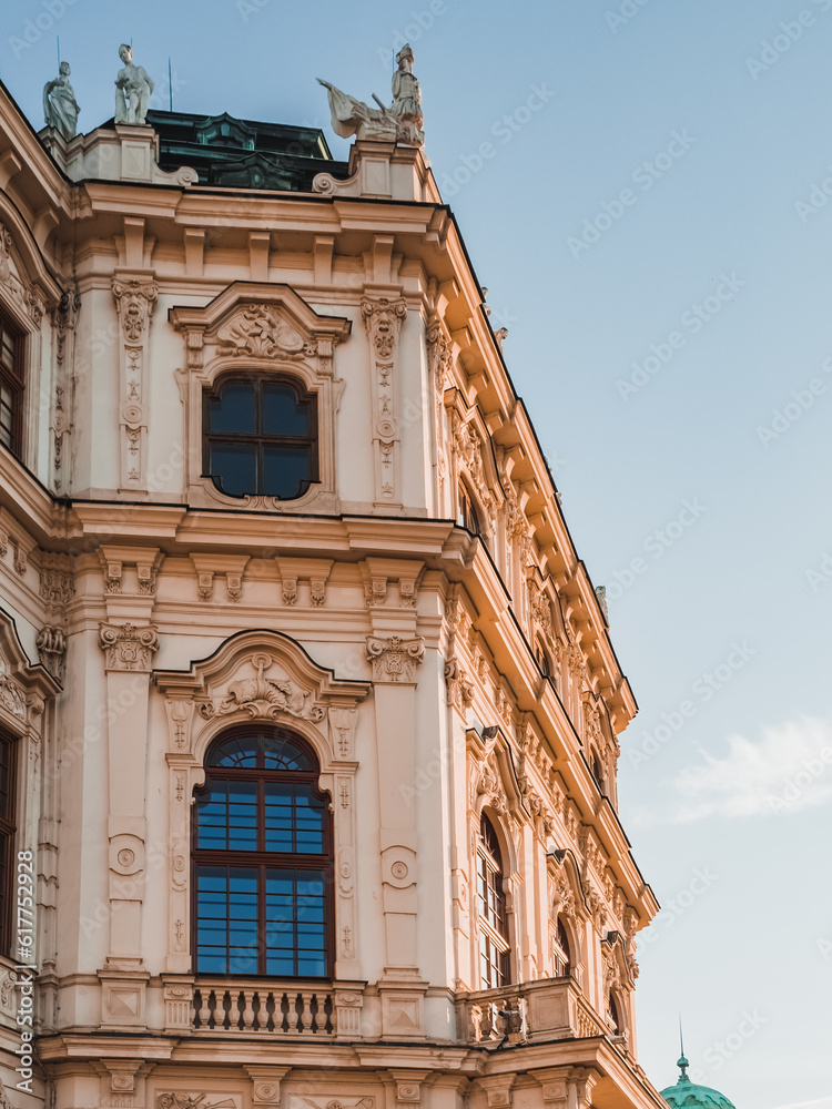 Beautiful building facade in Vienna