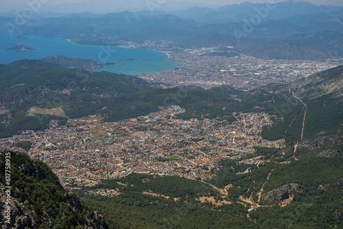 Fototapeta Naklejka Na Ścianę i Meble -  cities of oludeniz and fethiye in turkey