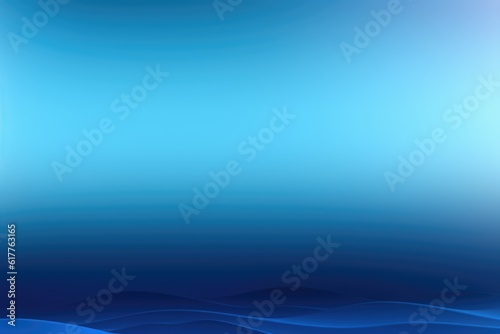 Multiple gradient blue waves on blue background, created using generative ai technology