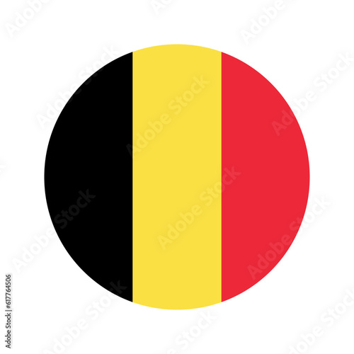 Belgium flag simple illustration for independence day or election