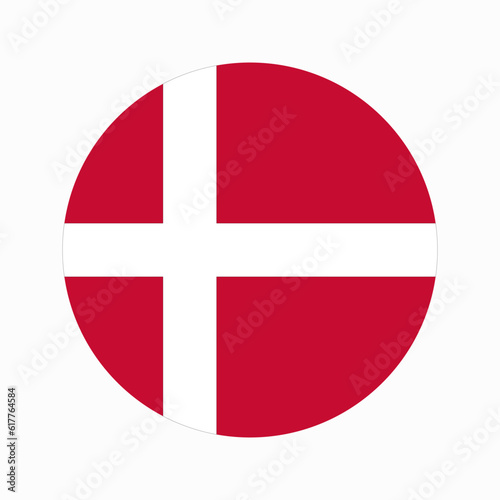 Free Download Denmark flag simple illustration for independence day or election - GFXLoad
