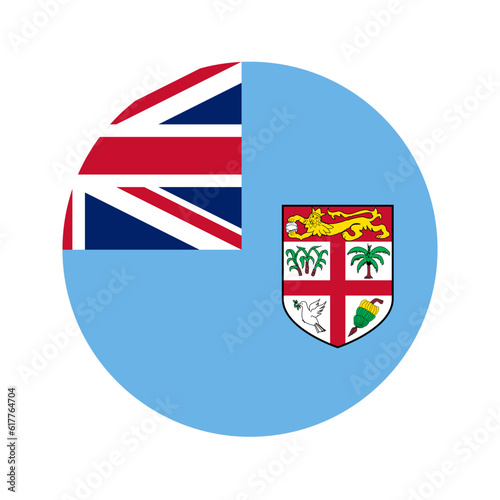 Fiji flag simple illustration for independence day or election