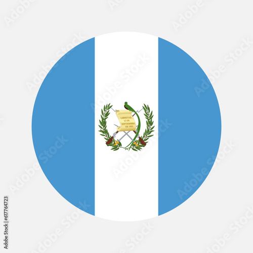 Guatemala flag simple illustration for independence day or election photo