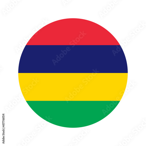 Free Download Mauritius flag simple illustration for independence day or election - GFXLoad