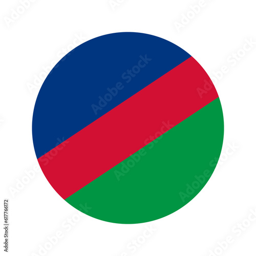 Free Download Namibia flag simple illustration for independence day or election - GFXLoad