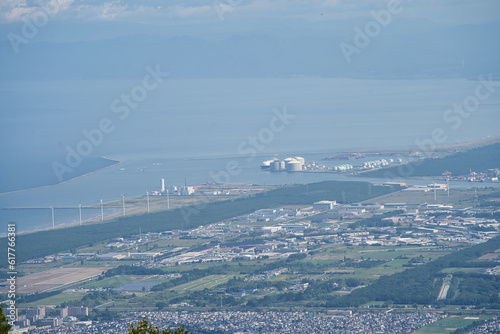 札幌市手稲区の手稲山山頂からの風景