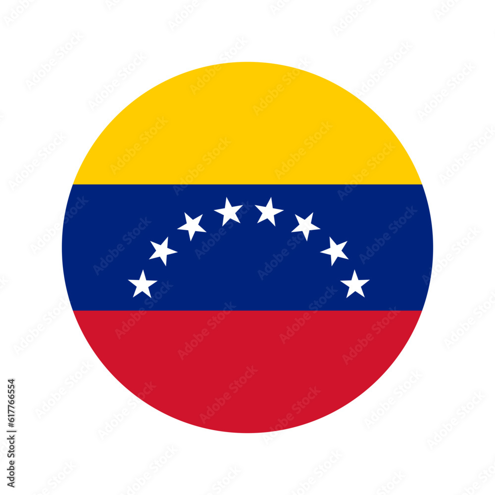 Venezuela flag simple illustration for independence day or election Venezuela flag simple illustration for independence day or election