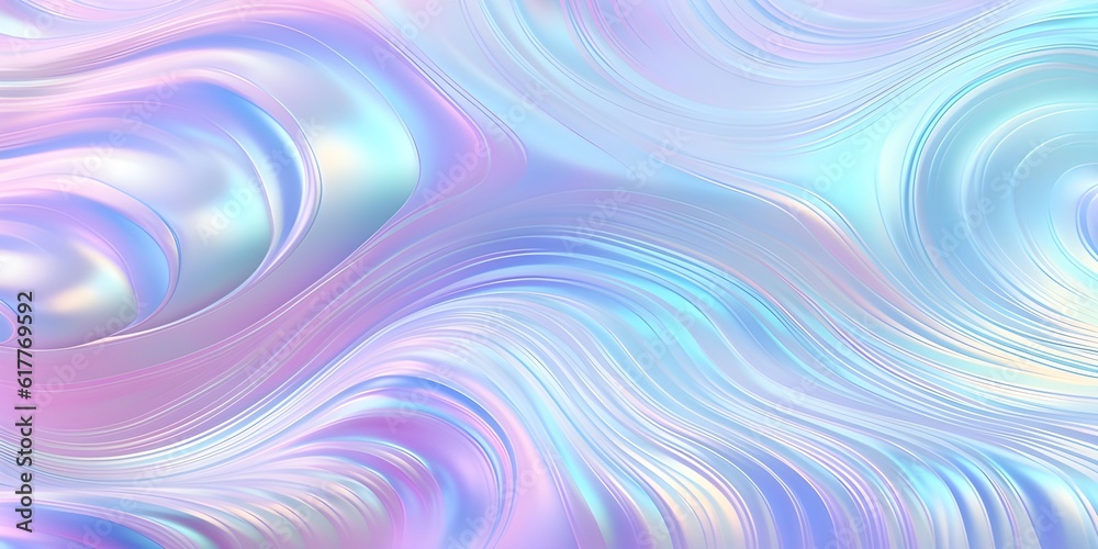 Abstract fluid iridescent holographic neon curved wave in motion colorful background, Gradient design banner, created with Generative AI technology
Abstract fluid iridescent holographic neon curved wave in motion colorful background, Gradient design banner, created with Generative AI technology