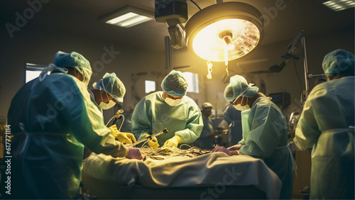surgeons in operation room