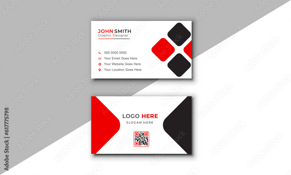 Simple and creative business card for infographic , horizonal and vertical layout.