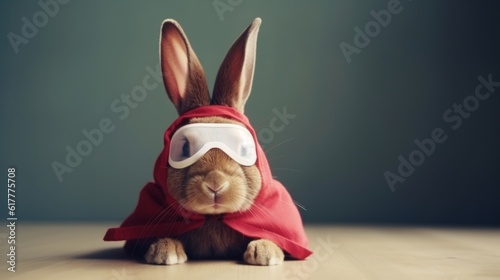 The Daring Daredevil: Rabbit in a Hero's Ensemble Fearlessly Defies the Odds