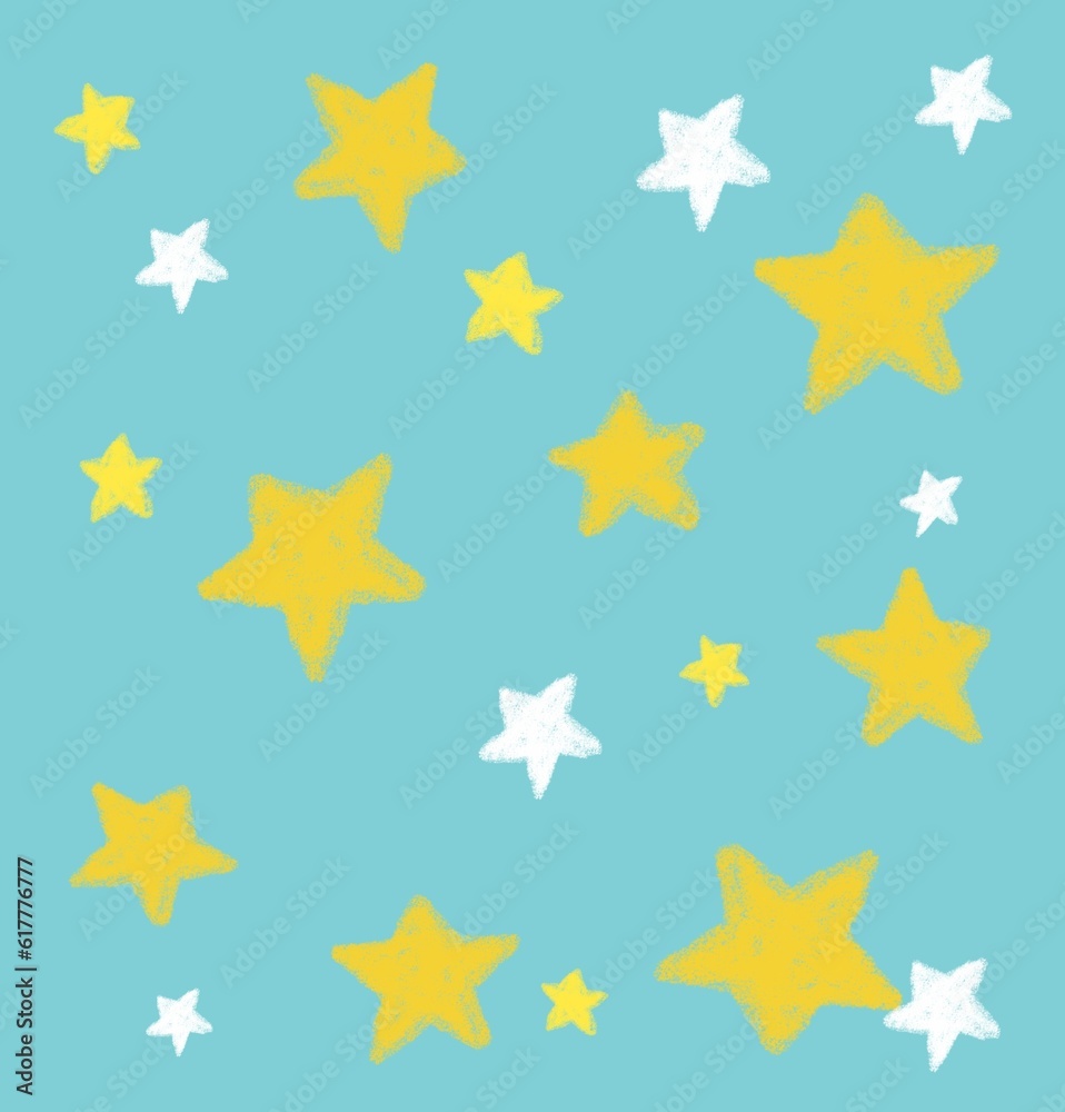 seamless pattern with stars