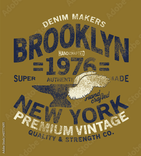 vintage style screen print design as vector
