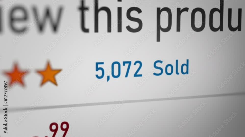 Animated Sold Product Number for Online Shopping Websites. Fictitious Data Created Exclusively for This Concept Footage
Animated Sold Product Number for Online Shopping Websites. Fictitious Data Created Exclusively for This Concept Footage