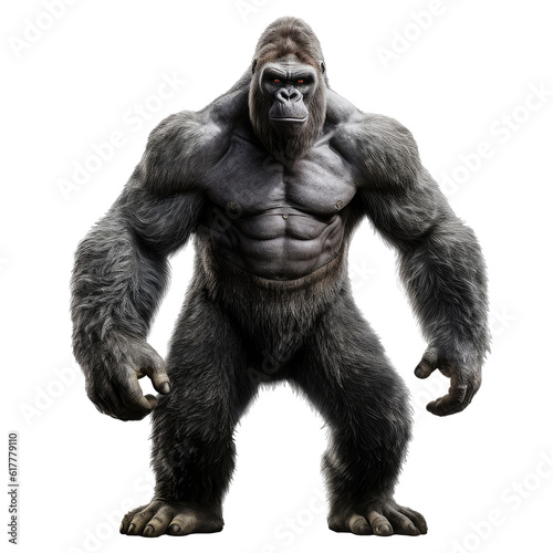 kingkong looking isolated on white © Tidarat