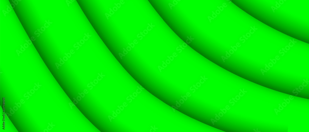 Wavy colorful background with 3D style. Modern liquid background. Abstract textured background with mixing green color. Eps10 vector illustration
