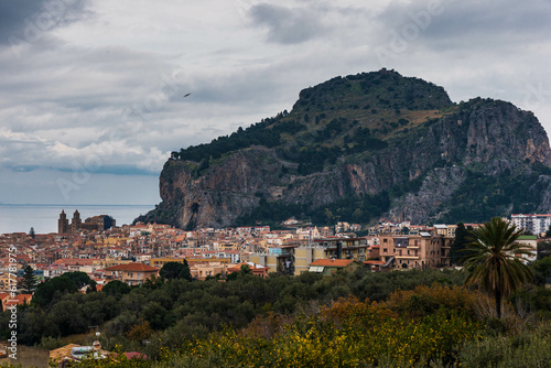 View of Cefalù, Palermo, Sicily, Italy, Europe, World Heritage Site © Simoncountry