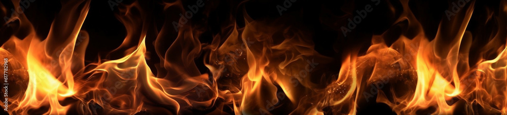 Fire on black Fire on black