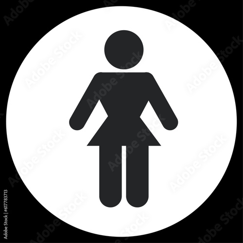 woman figure icon vector illustration