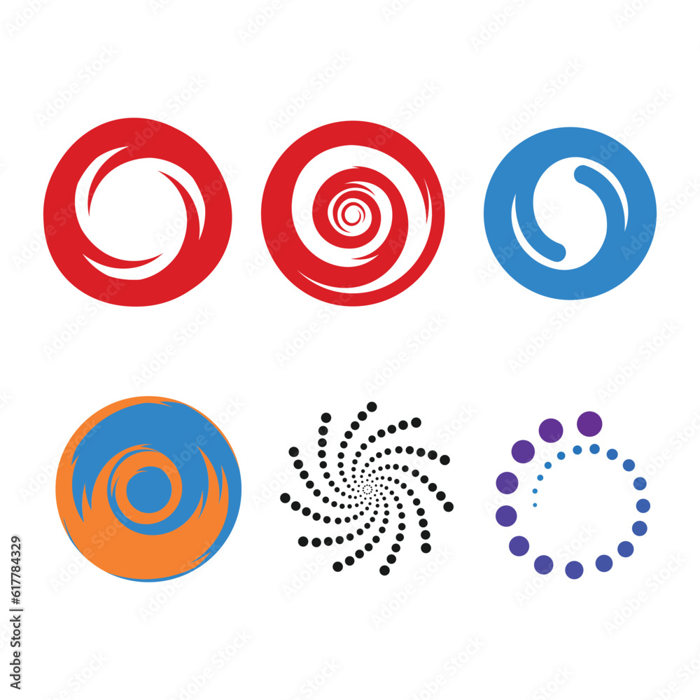 vortex icon logo vector