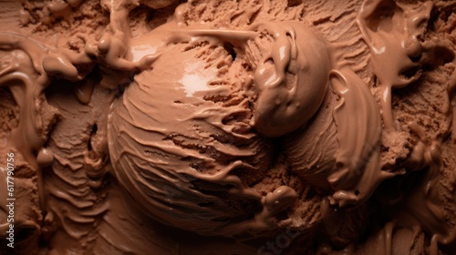 nutella ice cream background