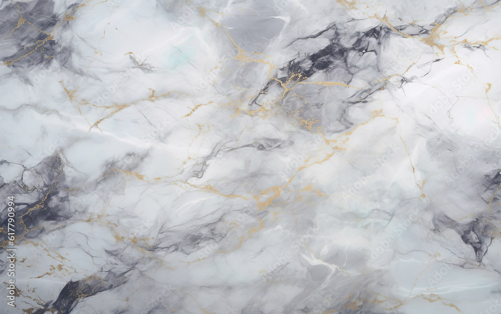 Gray marble background created with Generative AI technology