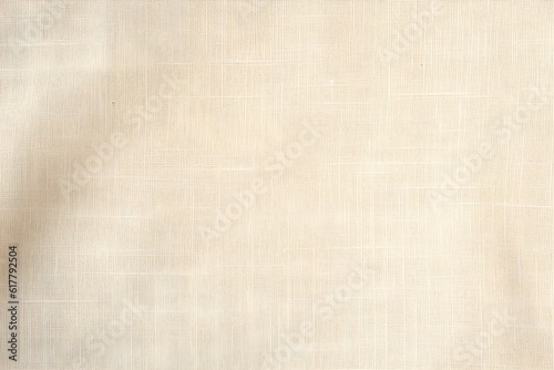 Light beige-white sackcloth, canvas-style texture, woven fabric background for decor, Generative AI, Generative, KI