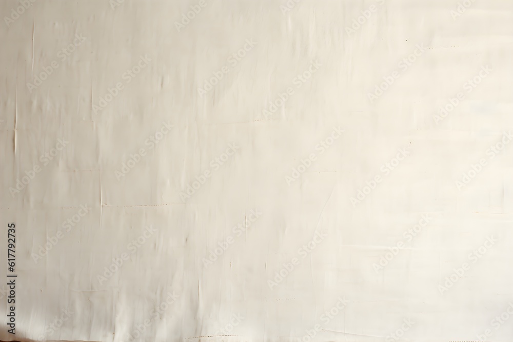 Fototapeta premium Light beige sackcloth texture, white accents, primed canvas style, woven textile background, Generative AI, Generative, KI